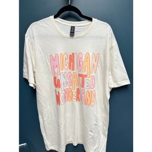 Michigan Unsalted Wonderland Tee Size Large
